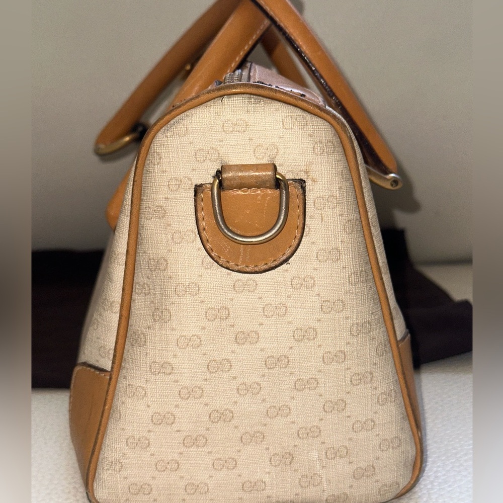 Gucci Tan and Cream Handbag - Picture 6 of 12
